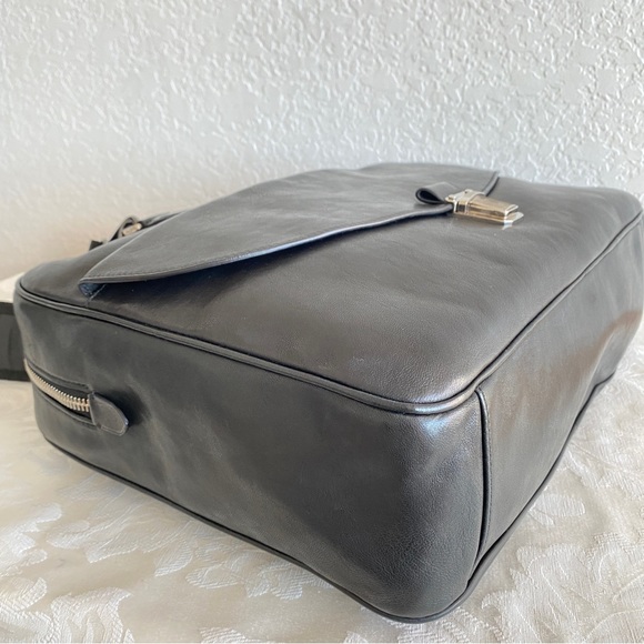 Jimmy choo black leather briefcase - Picture 10 of 16